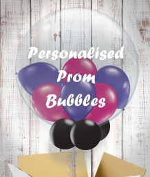 Personalised Prom Night Bubble Balloon in a Box | Party Save Smile